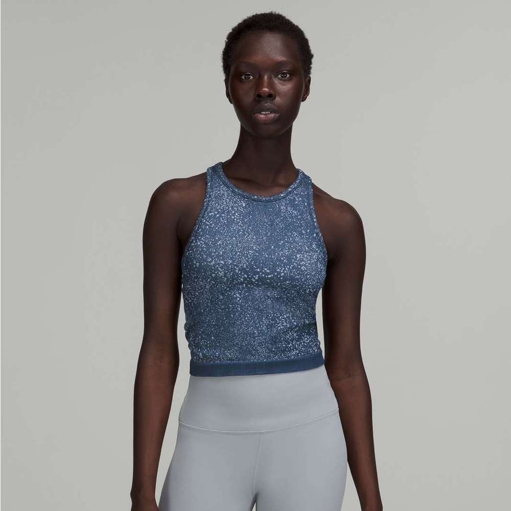 Lululemon Ebb To Street Cropped Racerback Tank